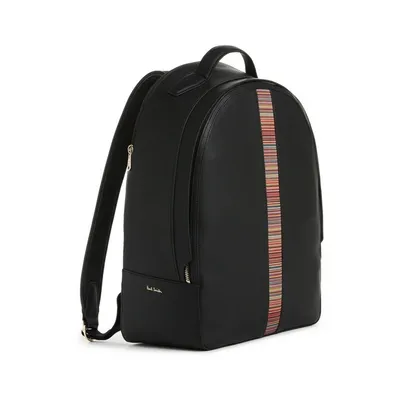 Paul Smith Backpack With Multicoloured Stripes