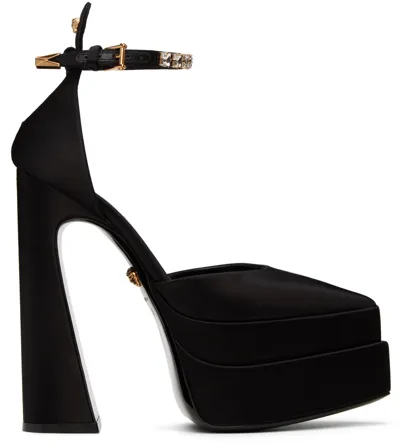 Versace Black Medusa Aevitas Pumps