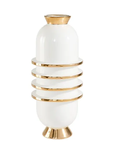 Jonathan Adler Orbit Capsule Vase In White