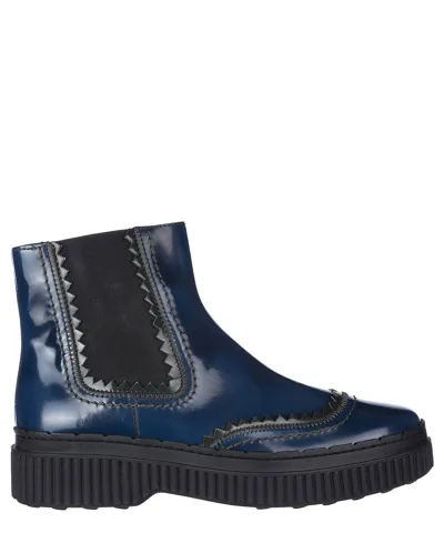 Tod's Ankle Boots In Blue