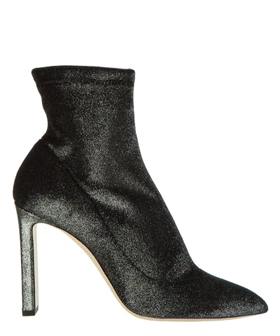 Jimmy Choo Louella 100 Heeled Boots In Grey