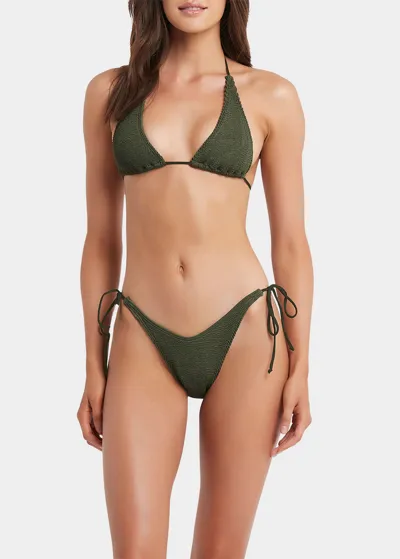 Bond-eye Swim Serenity Brief Eco Bikini Bottoms In Khaki