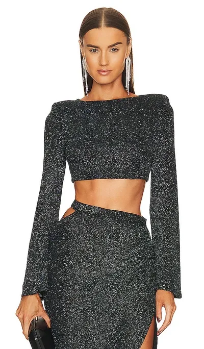 Michael Costello X Revolve Yolanda Crop Top In Green