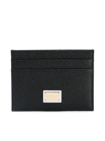 Dolce & Gabbana Logo Cardholder In Black