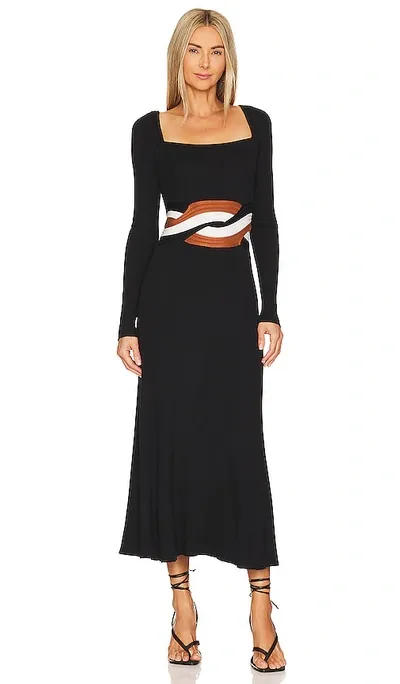 Sovere / Inertia Midi Dres In Black