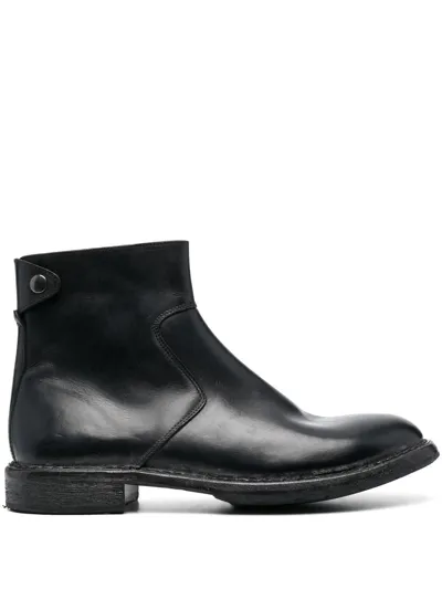 Moma Calf-leather Ankle Boots In Black