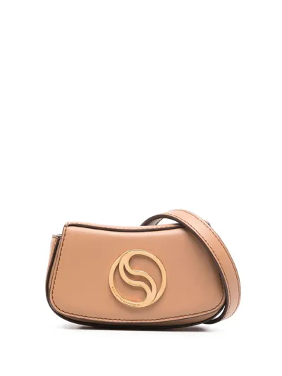 Stella Mccartney Alta Mini Shoulder Bag In Neutrals