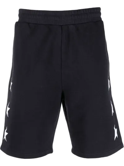 Golden Goose Star-print Drawstring Shorts In Black