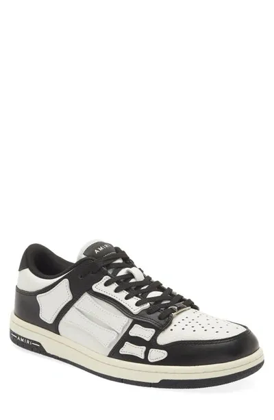 Amiri Skel Top Low-top Sneakers In Black White