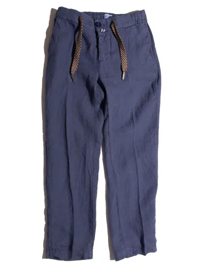 Siola Kids' Blue Linen Trousers