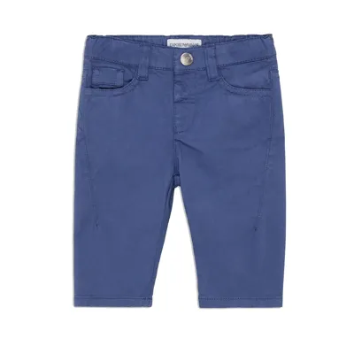 Armani Collezioni Babies' Five-pocket Trousers In Blu