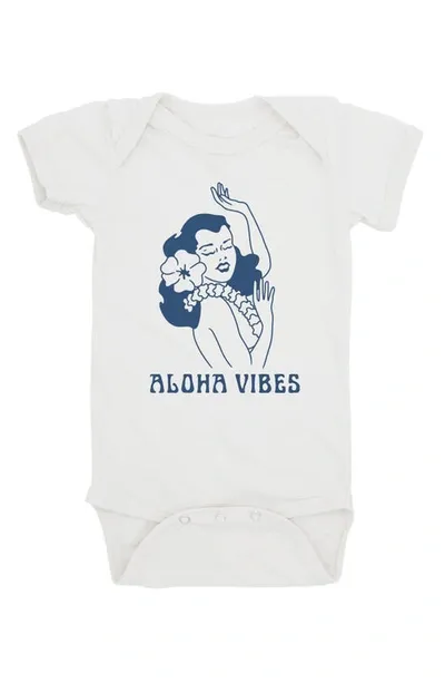 Feather 4 Arrow Babies' Aloha Vibes Cotton Bodysuit In White