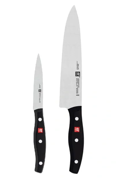 Zwilling Twin Signature 2-piece Knife Set In Stainless Steel