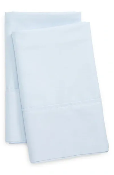 Ralph Lauren Set Of 2 Organic Cotton Percale Pillowcases In Pl Sky Blu