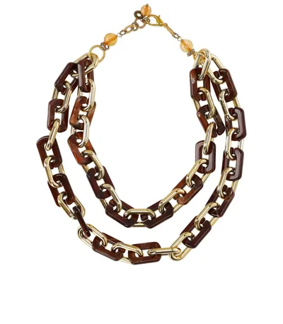 Almala Àlmala Gold Acetate Corniola Necklacke