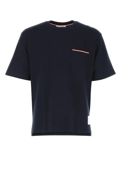 Thom Browne T-shirt-4 Nd  Male In Blue