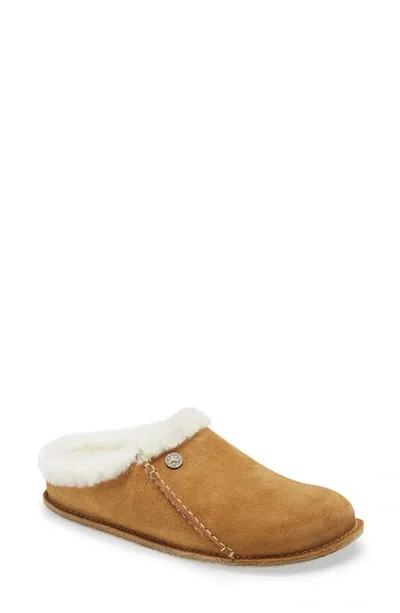 Birkenstock Zermatt Shearling Slippers In Brown