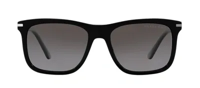 Prada Pr 18ws Black Male Sunglasses In Grey