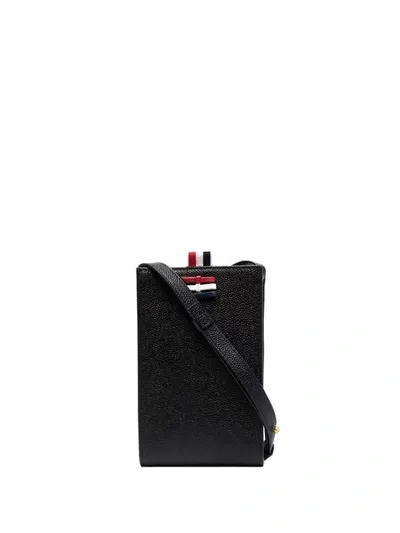 Thom Browne 3bowcrossbodyphoneholder In 001 Black