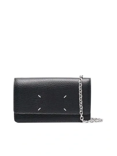 Maison Margiela Four-stitches Crossbody Bag In Black