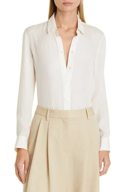 Nili Lotan Gaia Slim Shirt In Ivory