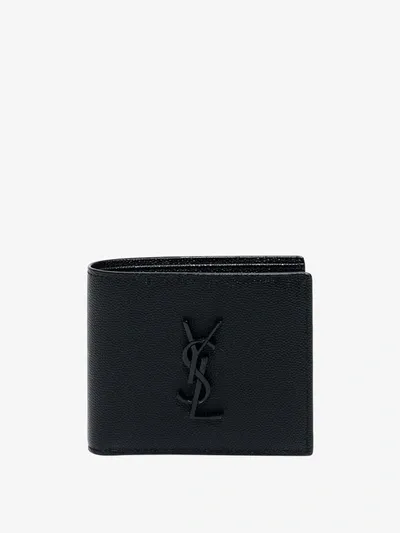 Saint Laurent Wallet In Black