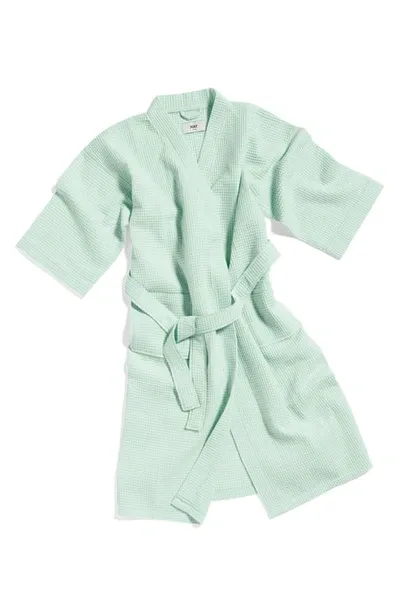 Hay Green Waffle Bath Robe In Fresh Mint