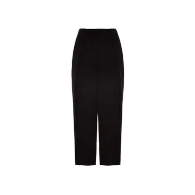 Balmain Viscose Pants In Black