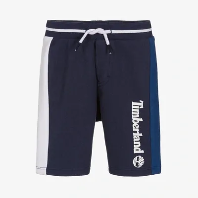 Timberland Babies' Boys Dark Blue Cotton Shorts