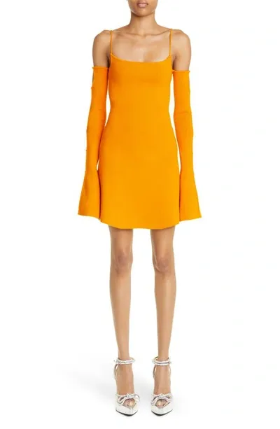 Mach & Mach Orange Amelie Minidress