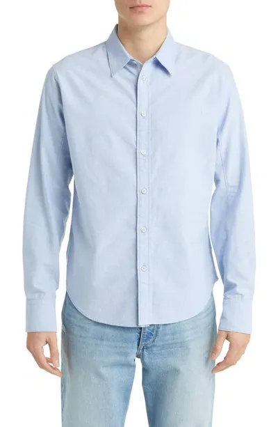 Rag & Bone Icons Fit 2 Slim Fit Engineered Button-up Shirt In Bluoxford