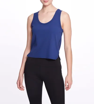 Marchesa Helene Tank In Navy