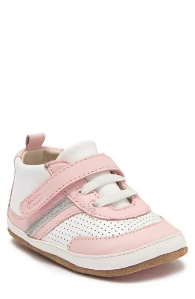 Robeez Kids' Eliza Glitter Sneaker In Pink