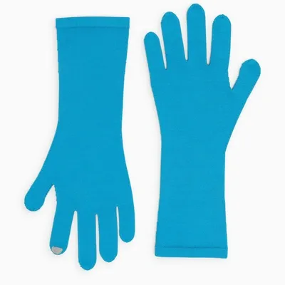 Ph5 Maffei Blue Knitted Gloves