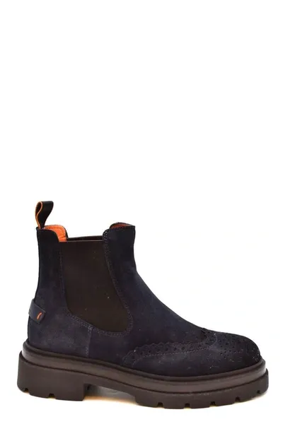 Santoni Boot In Dark Blue