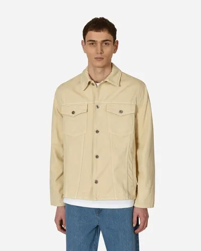 Off-white Vars Hammer Denim Shirt In Beige