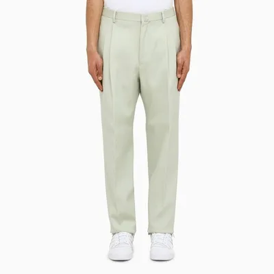 Lanvin Wool Wide-leg Trousers In Pastel