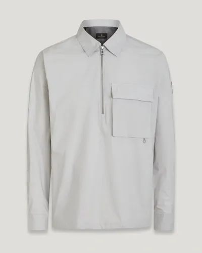 Belstaff Tack Shirt In Pearl Grey