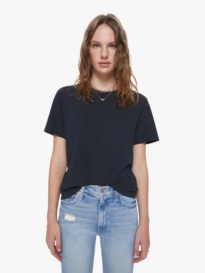 Velva Sheen Rolled Short Sleeve Tee Shirt Tee Shirt In Black