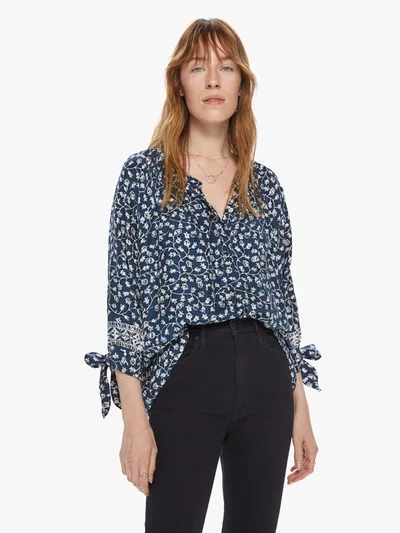 Natalie Martin Renata Shirt Pomegranate In Indigo