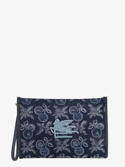 Etro Clutch In Blue