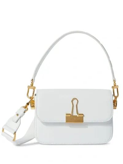 Off-white Binder Small Leather Shoulder Bag