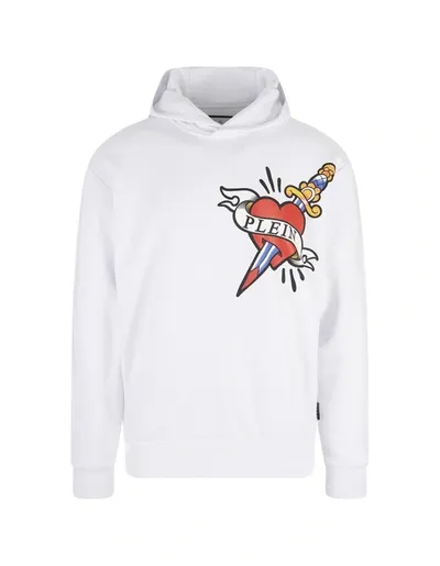 Philipp Plein Logo-print Hoodie In White