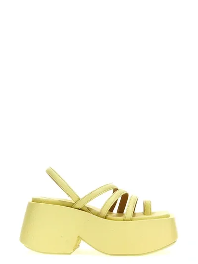 Marsèll Zeppo Sandals In Yellow