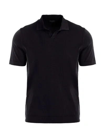 Drumohr V-neck Polo Shirt In Blue 1