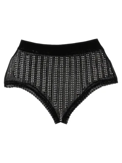 Rabanne Studded Briefs In Black