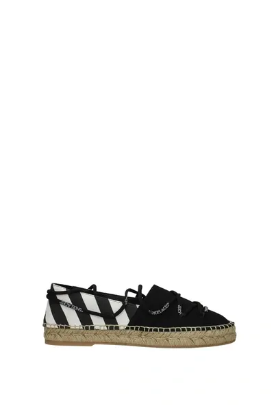 Off-white Espadrilles Fabric White In Black