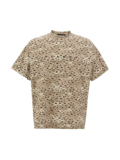 Stampd Camo Leopard T-shirt In Beige