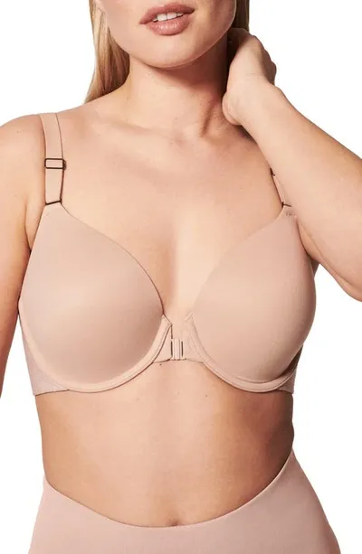 Spanx Bra-llelujah Adjustable Full Coverage Bra In Toasted Oatmeal