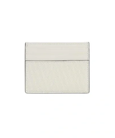 Fendi Ff Monogram Printed Cardholder In White